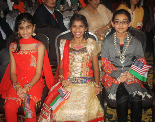 Indian-American children in costume